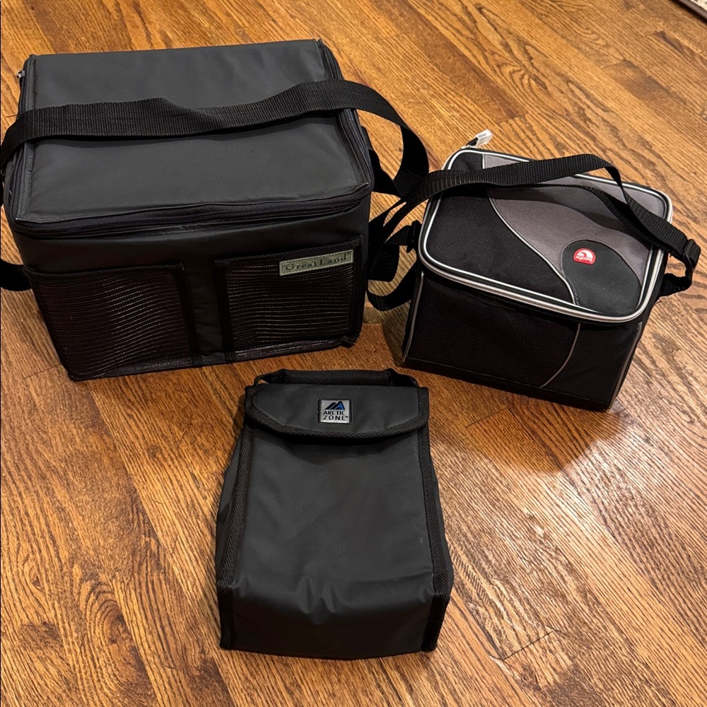 Set of 3 insulated bags